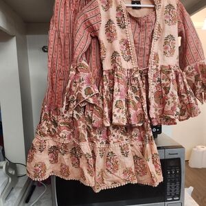 Worth Kids Matching 3 Piece Set - Pink and Red Floral